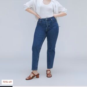 Everlane Blue Straight Leg Jeans